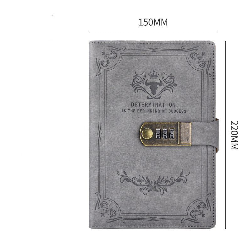 Retro Codebook Journal With Lock