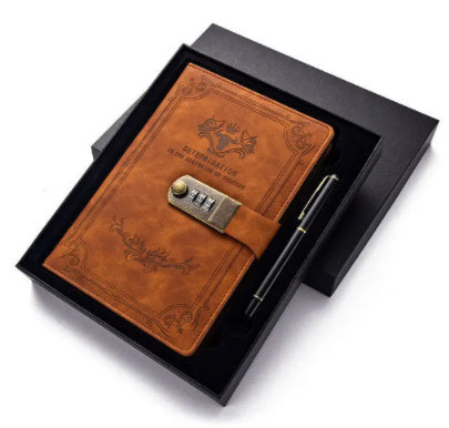 Retro Codebook Journal With Lock
