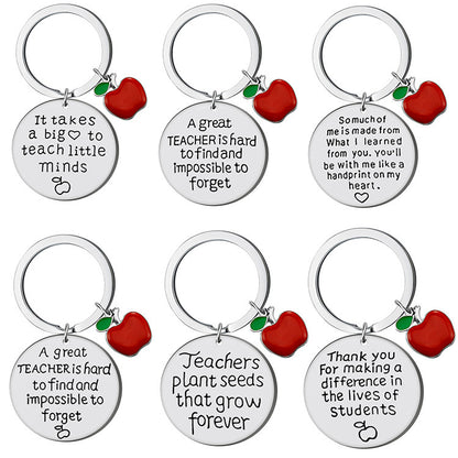 A Great Teacher Keychain