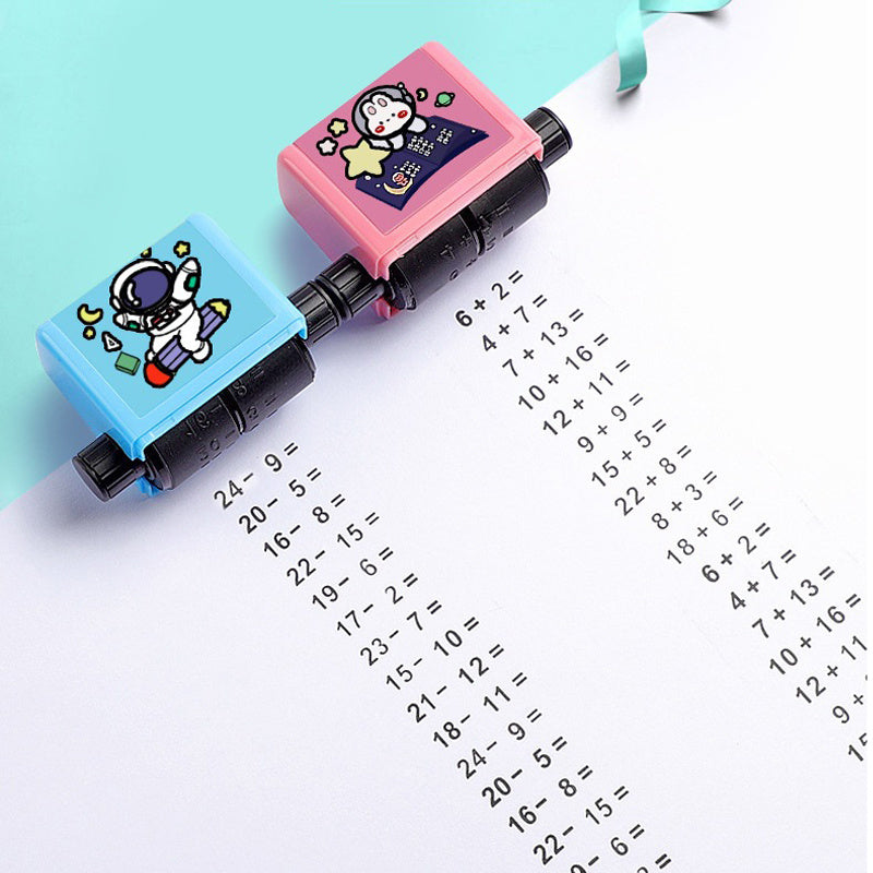 Math Roller Stamp