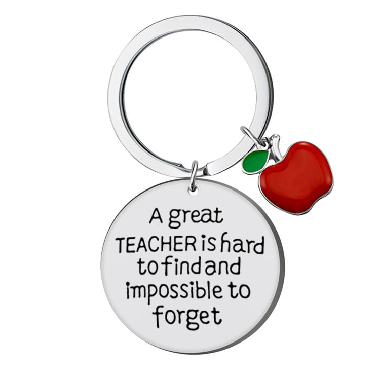 A Great Teacher Keychain