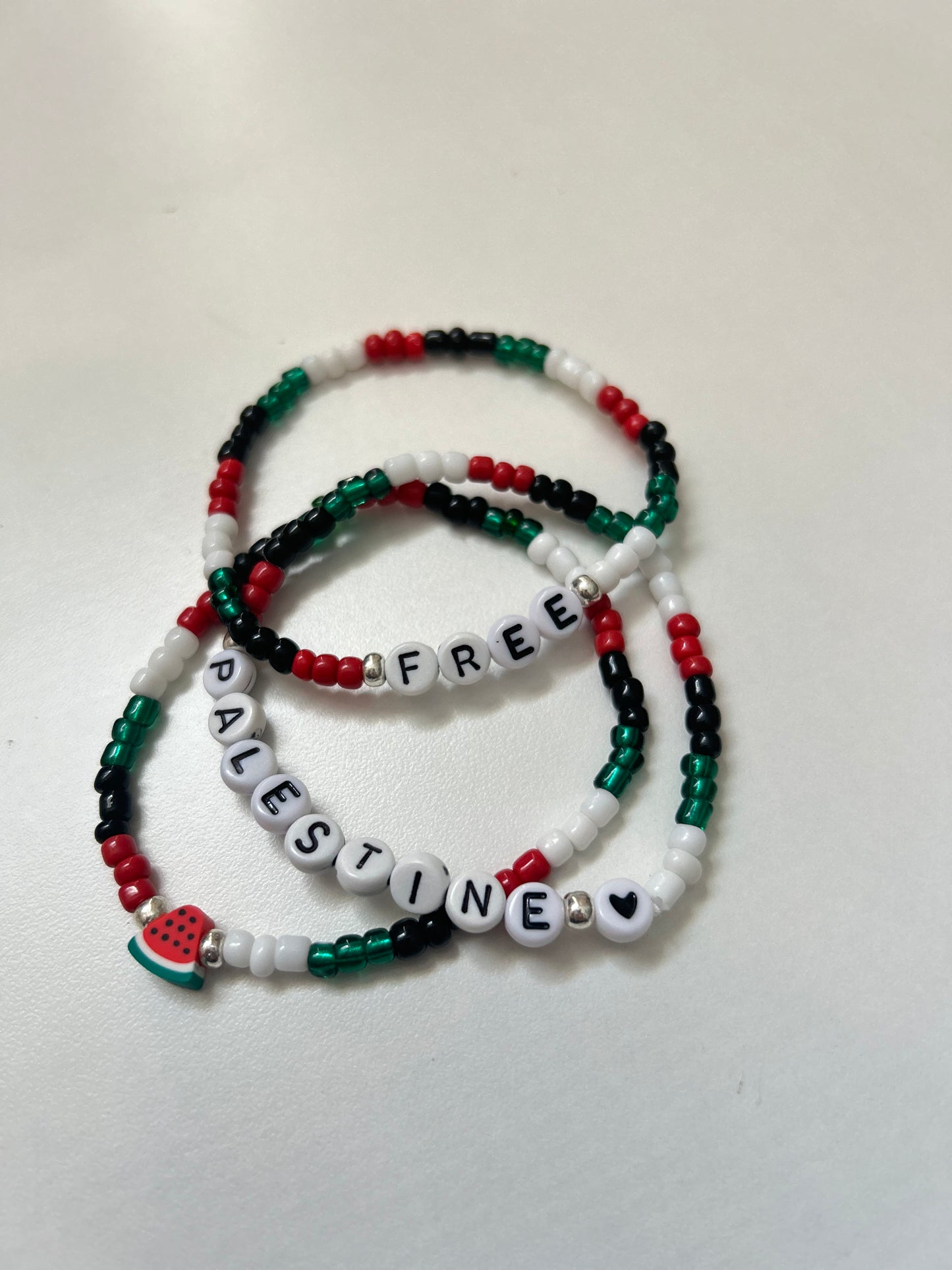 Palestine beaded bracelet