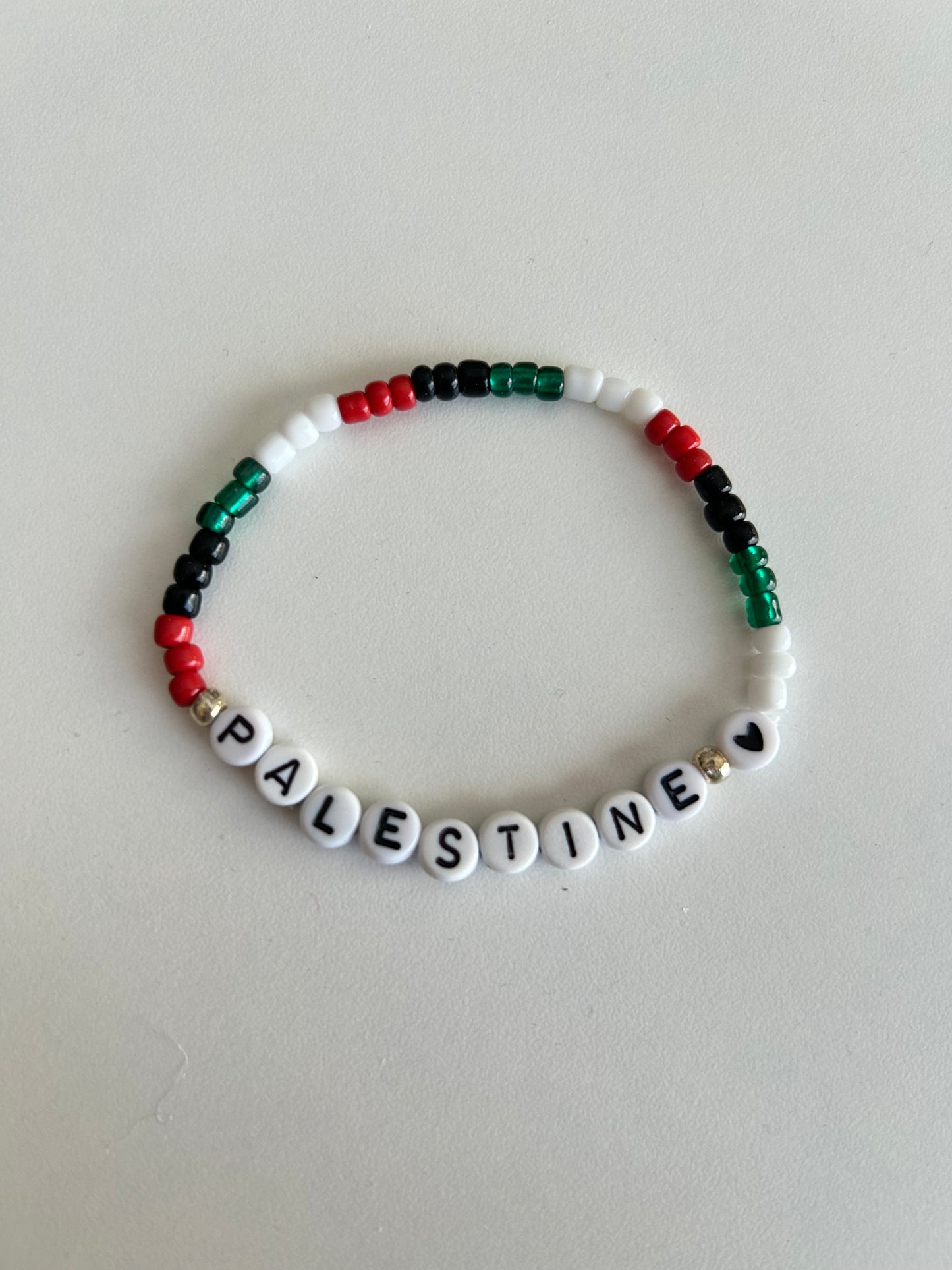 Unity Beaded Bracelet Set, Handcrafted with glass and letter beads, vibrant colors