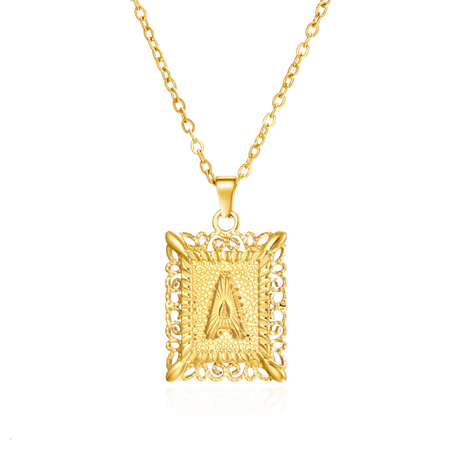 Initial Letter Necklace For Women Gold/silver Color/Jewelry gift